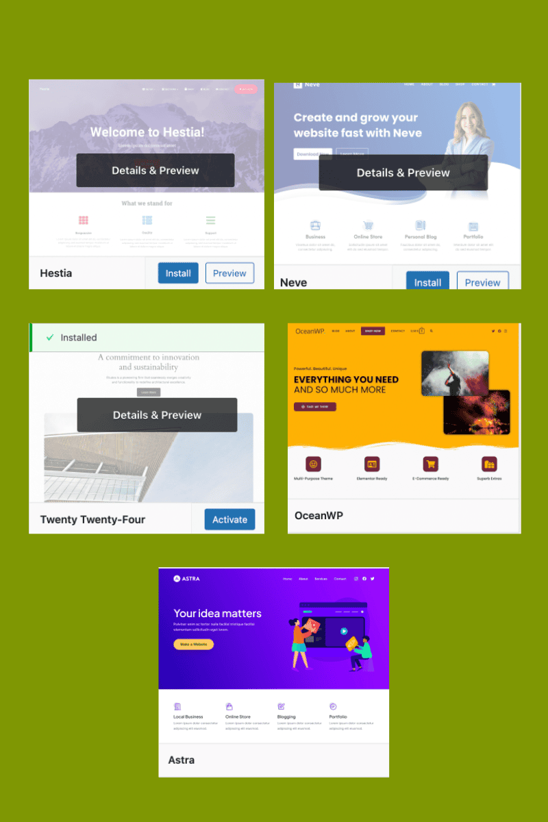 5 wp themes 5 wp themes