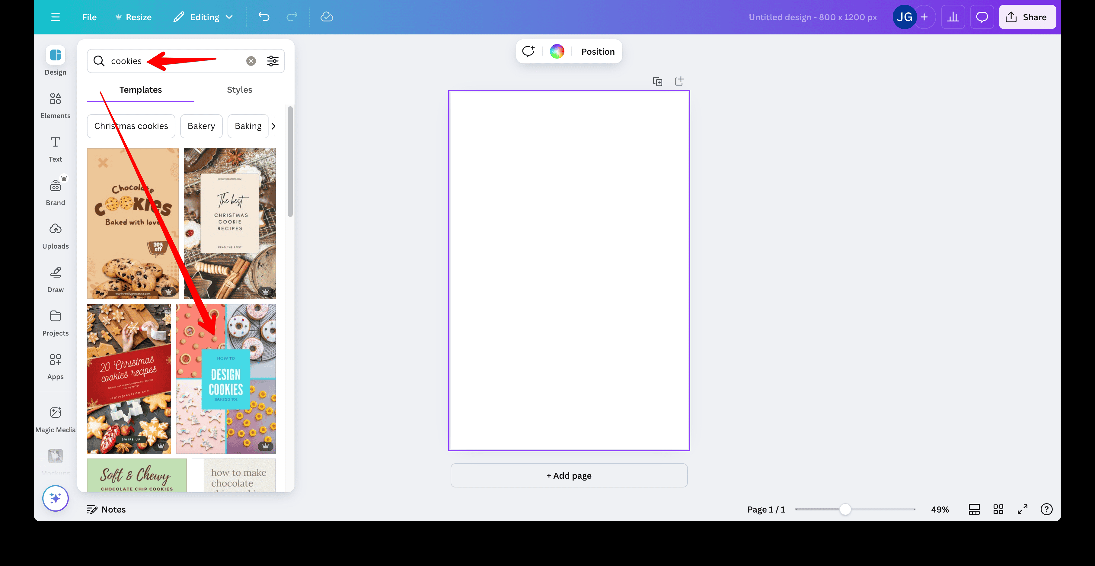 Canva cookies