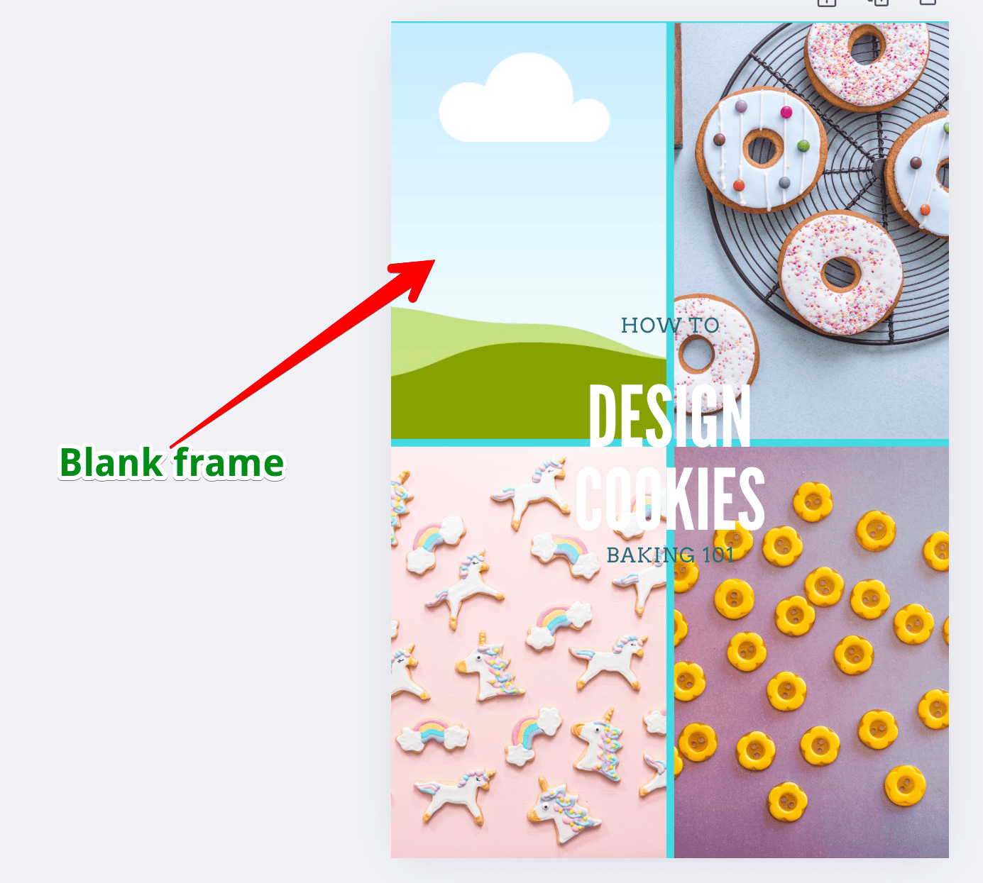 blank frame