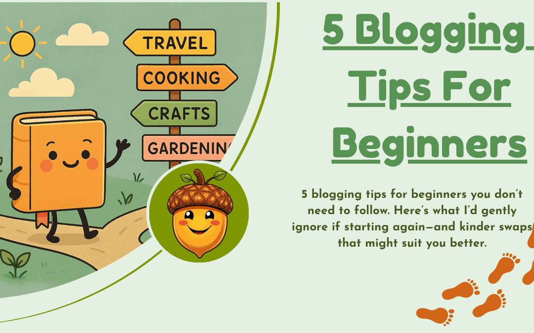 5 Blogging Tips For Beginners