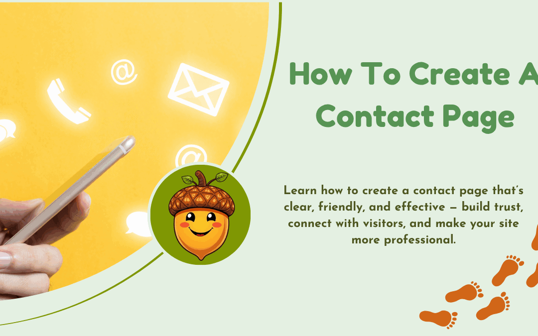 How To Create A Contact Page