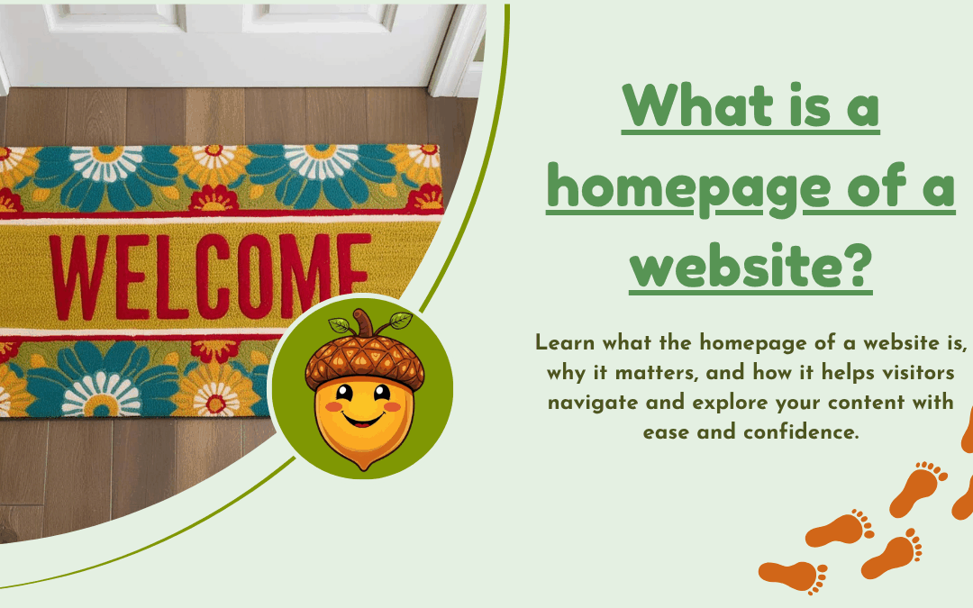 What is a homepage of a website?