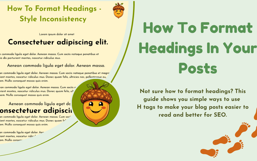 How To Format Headings In Your Posts