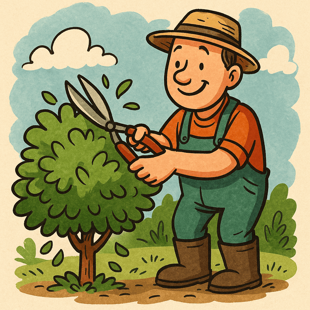 How to update an old blog post | Gardener trimming plant How to update an old blog post | Gardener trimming plant