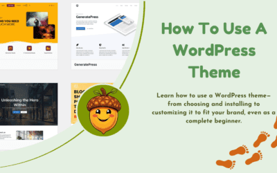 How To Use a WordPress Theme