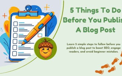 5 Things To Do Before You Publish a Blog Post (A Beginner’s Checklist)