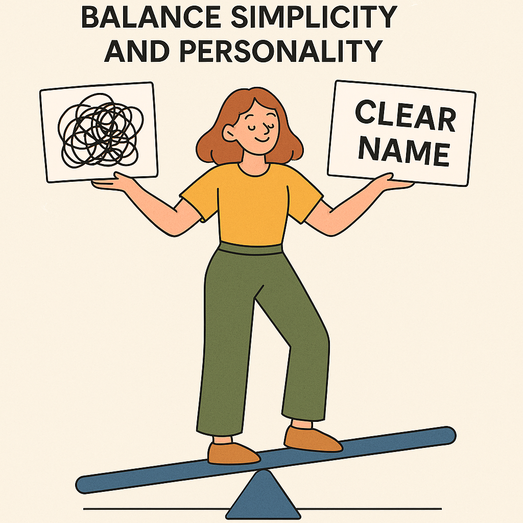 How to choose a website name | clarity