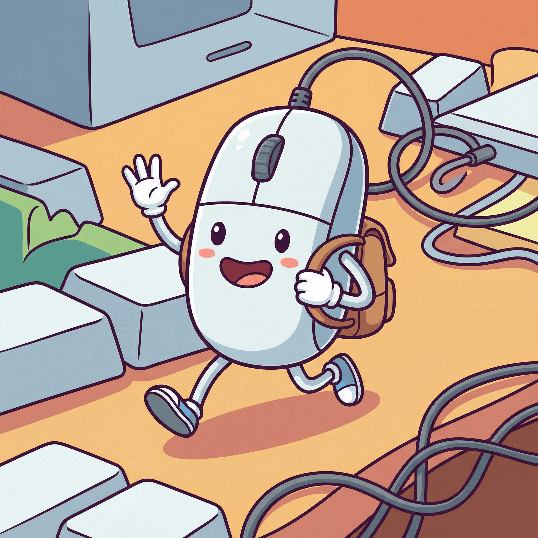 mouse running away- How to use a computer mouse