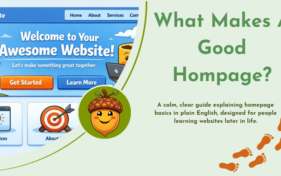 What Makes a Good Homepage?